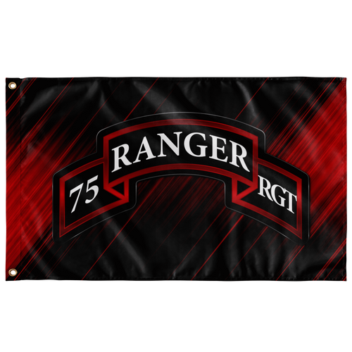 75th Ranger Regiment Scroll Flag Elite Flags Wall Flag - 36