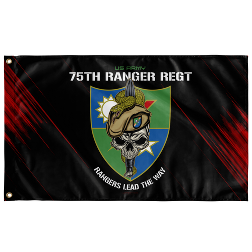 75th Ranger Regiment Snake Eaters Flag Elite Flags Wall Flag - 36