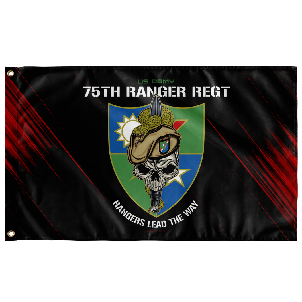 75th Ranger Regiment Snake Eaters Flag Elite Flags Wall Flag - 36