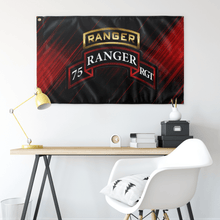 Load image into Gallery viewer, 75th Ranger Regiment Tabbed Scroll Flag Elite Flags Wall Flag - 36&quot;x60&quot;
