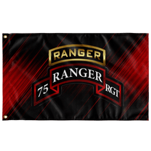 Load image into Gallery viewer, 75th Ranger Regiment Tabbed Scroll Outdoor Flag Elite Flags Double-sided 36&quot; X 60&quot;
