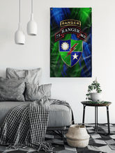 Load image into Gallery viewer, 75th Tabbed Regimental Flag Elite Flags Wall Flag - 36&quot;x60&quot;
