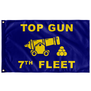 7th Fleet Top Gun Flag Elite Flags Wall Flag - 36"x60"