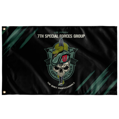 7th Special Forces Group Snake Eaters Flag Elite Flags Wall Flag - 36