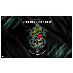 7th Special Forces Group Snake Eaters Flag Elite Flags Wall Flag - 36"x60"