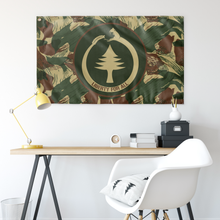 Load image into Gallery viewer, Liberty For All Rhodesian Brushstroke Camo Pattern Single Sided Wall Flag
