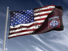 Load image into Gallery viewer, 82nd Airborne Division Stars &amp; Stripes Outdoor Flag Elite Flags Outdoor Flag - 36&quot;x60&quot;
