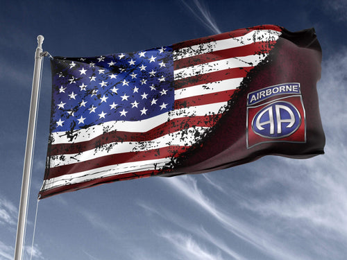 82nd Airborne Division Stars & Stripes Outdoor Flag Elite Flags Outdoor Flag - 36