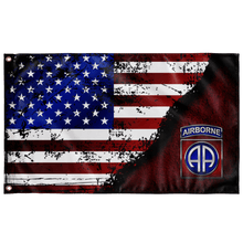 Load image into Gallery viewer, 82nd Airborne Division Stars &amp; Stripes Outdoor Flag Elite Flags Outdoor Flag - 36&quot;x60&quot;
