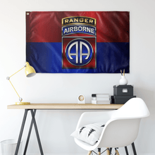 Load image into Gallery viewer, 82nd Airborne Division Tabbed Flag Elite Flags Wall Flag - 36&quot;x60&quot;
