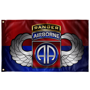 82nd Airborne Division Tabbed Winged Flag Elite Flags Wall Flag - 36"x60"