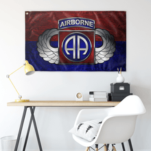 Load image into Gallery viewer, 82nd Airborne Division Winged Flag (AZ 02) Elite Flags Wall Flag - 36&quot;x60&quot;
