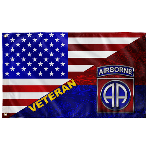 82nd Veteran US Outdoor Flag Elite Flags Double-sided 36