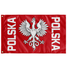 Load image into Gallery viewer, Polska Old Polish Eagle One Sided Indoor Wall Flag - Wall Flag - 36&quot;x60&quot; - Polish Shirt Store
