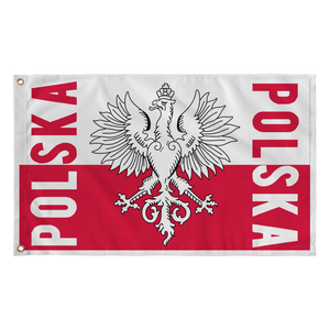 Polska Flag - Flag - 36"x60" - Polish Shirt Store