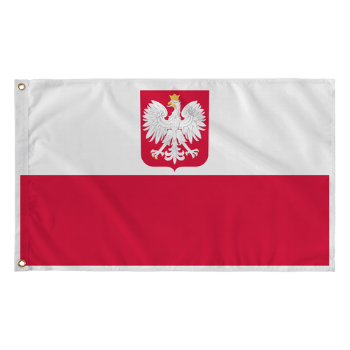 Polish Coat of Arms Flag - Flag - 36