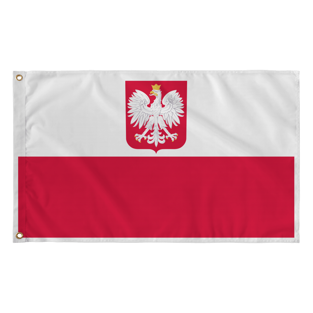 Polish Coat of Arms Flag - Flag - 36