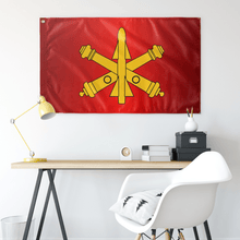 Load image into Gallery viewer, Air Defense Artillery Badge Flag Elite Flags Wall Flag - 36&quot;x60&quot;
