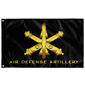 Air Defense Artillery Black Flag Elite Flags Wall Flag - 36"x60"