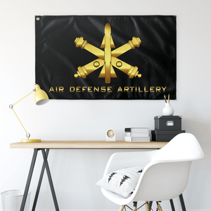 Air Defense Artillery Black Flag Elite Flags Wall Flag - 36"x60"