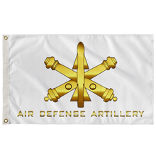 Load image into Gallery viewer, Air Defense Artillery White Flag Elite Flags Wall Flag - 36&quot;x60&quot;
