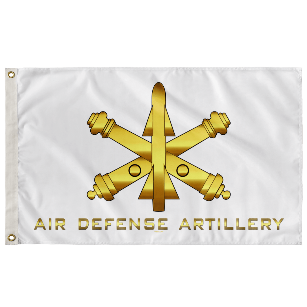 Air Defense Artillery White Flag Elite Flags Wall Flag - 36