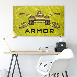 Armor Branch Flag Elite Flags Wall Flag - 36"x60"