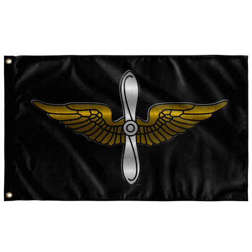 Army Aviation Metallic Black Flag Elite Flags Wall Flag - 36