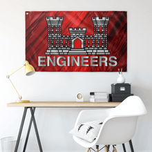 Load image into Gallery viewer, Army Engineers Flag Elite Flags Wall Flag - 36&quot;x60&quot;
