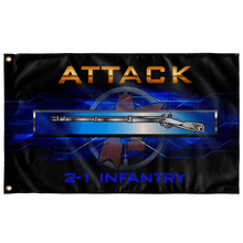 Load image into Gallery viewer, Attack 2-1 EIB Flag Elite Flags Wall Flag - 36&quot;x60&quot;
