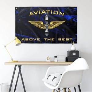 Aviation Above the Best Flag Elite Flags Wall Flag - 36"x60"