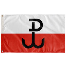 Load image into Gallery viewer, Polish Resistance Movement Flag - Wall Flag - 36&quot;x60&quot; - Polish Shirt Store
