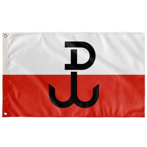 Polish Resistance Movement Flag - Wall Flag - 36