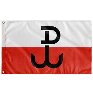 Polish Resistance Movement Flag - Wall Flag - 36"x60" - Polish Shirt Store