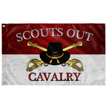 Load image into Gallery viewer, Cavalry Enlisted Stetson Scouts Out Flag Elite Flags Wall Flag - 36&quot;x60&quot;
