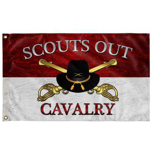 Cavalry Enlisted Stetson Scouts Out Flag Elite Flags Wall Flag - 36