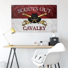 Load image into Gallery viewer, Cavalry Enlisted Stetson Scouts Out Flag Elite Flags Wall Flag - 36&quot;x60&quot;
