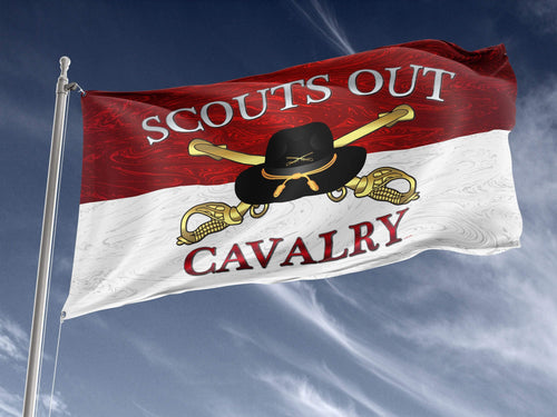 Cavalry Enlisted Stetson Scouts Out Outdoor Flag Elite Flags Outdoor Flag - 36