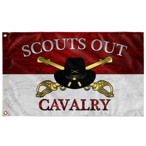 Cavalry Officer Stetson Scouts Out Flag Elite Flags Wall Flag - 36"x60"