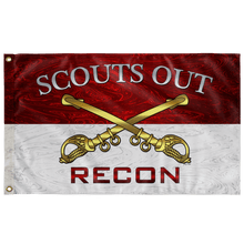 Load image into Gallery viewer, Cavalry Scouts Out Recon Flag Elite Flags Wall Flag - 36&quot;x60&quot;
