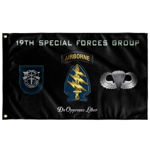 Custom 19th SFG Airborne Flag Elite Flags Wall Flag - 36"x60"