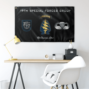 Custom 19th SFG Airborne Flag Elite Flags Wall Flag - 36"x60"