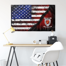 Load image into Gallery viewer, Custom 1st BN 7th Marines Stars &amp; Stripes Flag Elite Flags Wall Flag - 36&quot;x60&quot;
