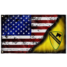 Load image into Gallery viewer, Custom 1st Cav Stars &amp; Stripes Flag Elite Flags Wall Flag - 36&quot;x60&quot;
