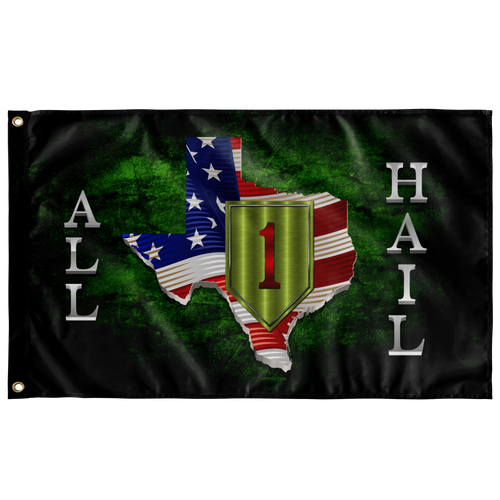 Custom 1st ID All Hail Flag Elite Flags Wall Flag - 36