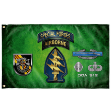 Load image into Gallery viewer, Custom 5th SFG ODA 512 Outdoor Flag Elite Flags
