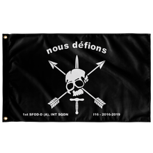 Load image into Gallery viewer, Custom Nous Défions SFOD Flag Elite Flags Wall Flag - 36&quot;x60&quot;
