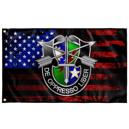 Custom Ranger Special Forces US Flag Elite Flags Wall Flag - 36