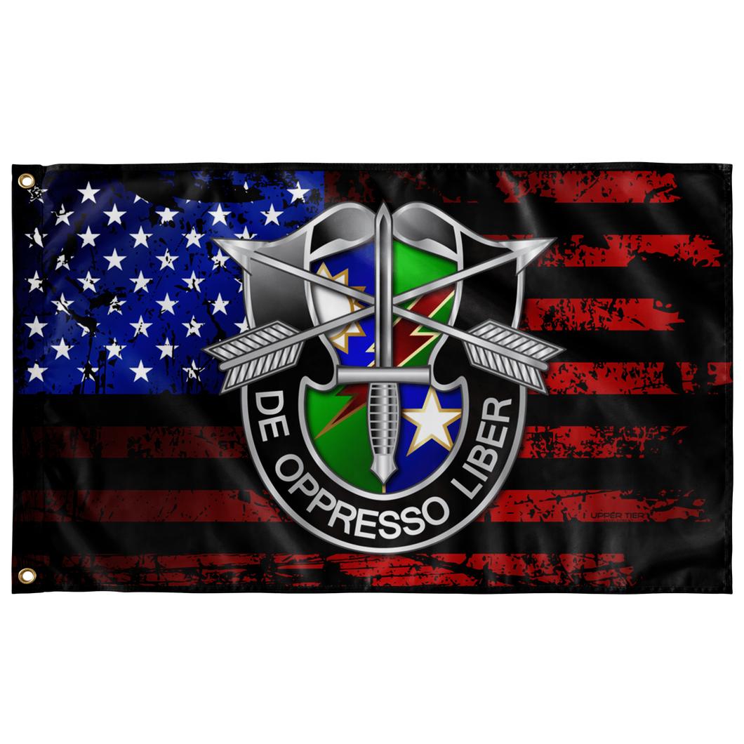 Custom Ranger Special Forces US Flag Elite Flags Wall Flag - 36