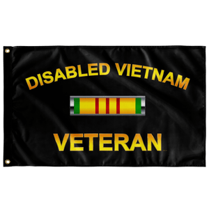 Disabled Vietnam Badge Flag Elite Flags Wall Flag - 36"x60"